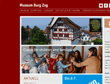 Tablet Screenshot of burgzug.ch